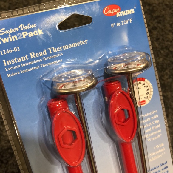 Instant Read Thermometer. Twin Pack.  Two. New in Package. - Picture 8 of 11
